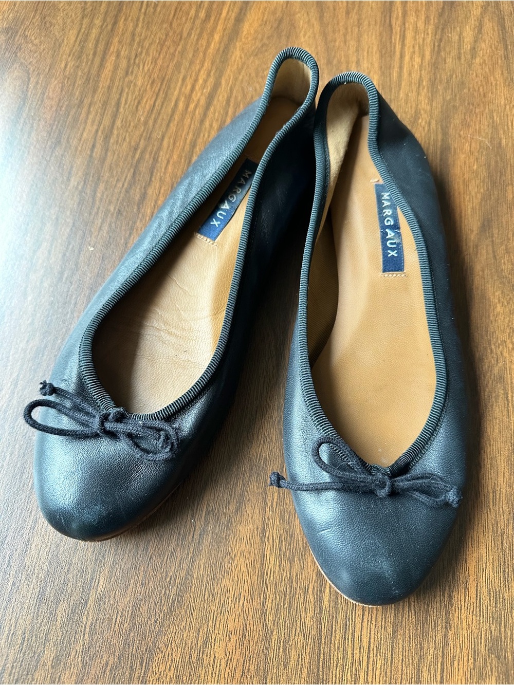 Margaux Black Ballet Flats size 36.5